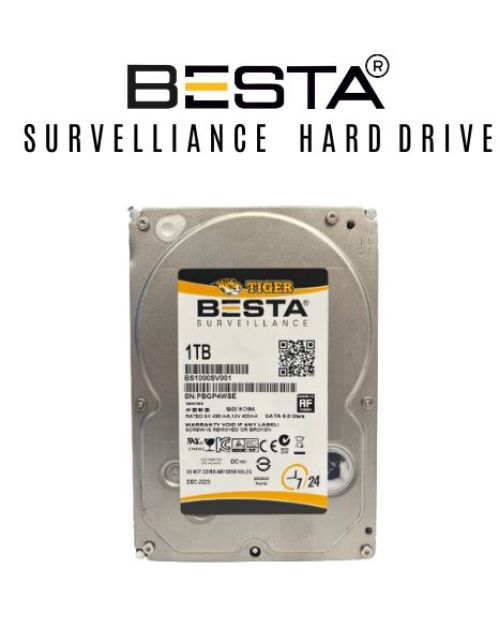 Besta Survelliance 3.5' 1 TB BS1000SV001 Güvenlik Harddisk