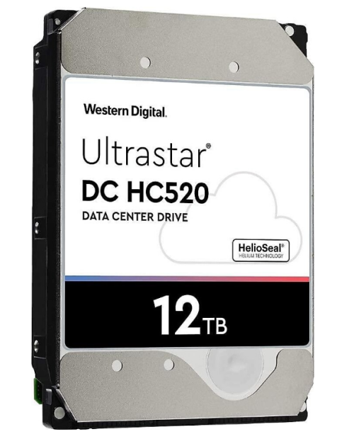 Wd Ultrastar Dc Hc520 12tb Huh721212ale600 7200rpm 3.5" Sata 6gb/S Hdd