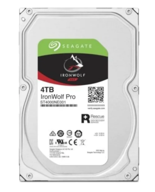 Seagate 3.5" 4 TB Ironwolf  ST4000NE0025 SATA 3.0 7200 RPM Hard Disk